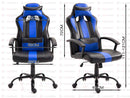 Gaming Office Computer Racing Chair Blue