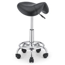 Salon Barber Bar Stool Massage Hairdressing Chair Swivel Hydraulic PU Black