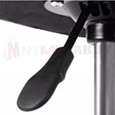 Salon Barber Bar Stool Massage Hairdressing Chair Swivel Hydraulic PU Black