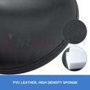 Salon Barber Bar Stool Massage Hairdressing Chair Swivel Hydraulic PU Black