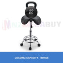 Salon Barber Bar Stool Massage Hairdressing Chair Swivel Hydraulic PU Black