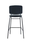 Black PU Leather Bar Stools NZ – Modern Kitchen Café Chairs