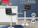 PU Leather Bar Stools NOEL Kitchen Chairs Swivel Bar Stool Gas Lift * 2pcs , 4 pcs
