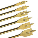 6pcs Hex Shank Spade Bits Flat Boring Bit Wood Drill Set