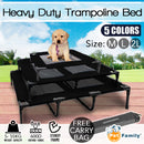 Heavy Duty Pet Dog Bed Trampoline Hammock Canvas * BLACK *3 Sizes