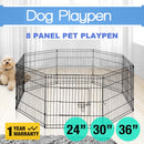 8 Panel Pet Playpen Portable Cage Fence*3 Sizes