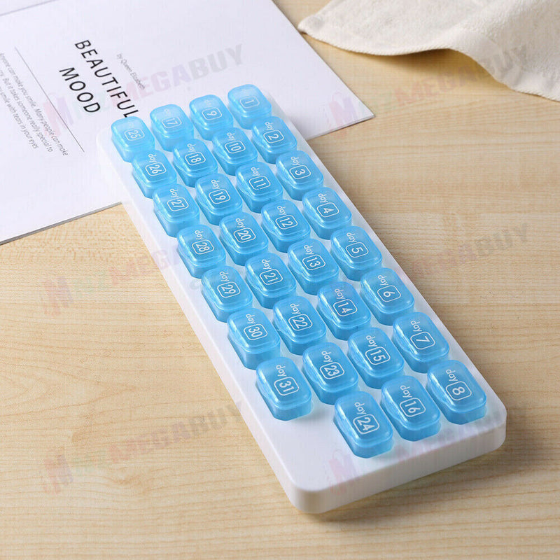 Tablet Pill Box Holder Medicine storage case 31 days