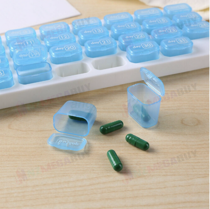 Tablet Pill Box Holder Medicine storage case 31 days