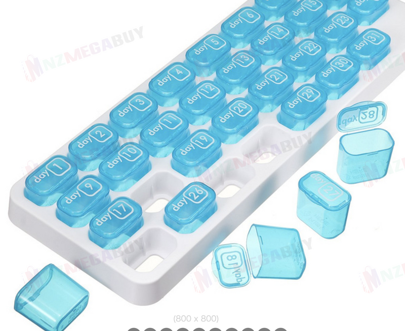 Tablet Pill Box Holder Medicine storage case 31 days