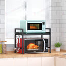 Microwave Shelf Holder *Black Adjustable Heavy Duty