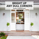 Plant Stand Metal  2 Tiers  80CM White