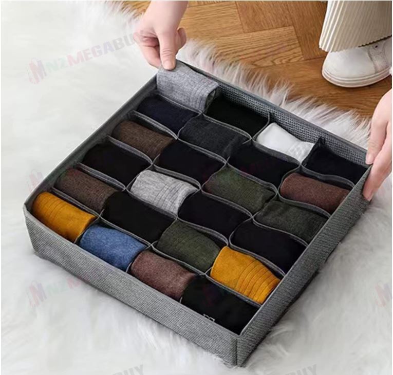 Foldable Storage Drawer Organizer  Divider 24 compartments