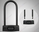 4 Digit Password Lock Motor Bike Shop Door U-Lock