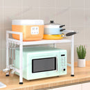 Microwave Shelf Holder  Adjustable Heavy Duty White