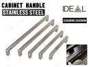 Kitchen Cabinet Door Handles Stainless Steel * Silver 7 Sizes