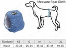 Dog Puppy Nappy Diaper Belly Wrap Sanitary pants /  5 Sizes  Blue