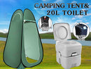 20L Outdoor Portable Toilet Camping Shower Tent / Carry Bag/ Pop Up Change Room