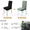 Washable Dining Chair Cover Stretch Banquet Removable Slipcover Seat Covers* Black