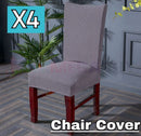 Washable Dining Chair Cover Stretch Banquet Removable Slipcover Seat Covers* Dark Grey