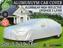 Full Car Cover 3 Layers Aluminum Waterproof Rain UV Resistant Protect *5 Sizes