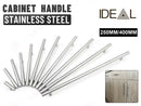 Kitchen Cabinet Door Handles Stainless Steel * Silver 8 Sizes