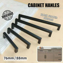 Kitchen Cabinet Door Handles Stainless Steel * Black 7 Sizes