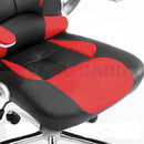 Premium PU Faux Leather Gaming Office Chair Black/Red