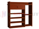 7 Tiers Wooden Shoe Rack Cabinet "Brown"