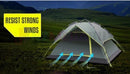 4 Person Double Layer  Instant Pop-up Camping Tent