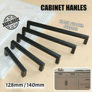 Kitchen Cabinet Door Handles Stainless Steel * Black 7 Sizes