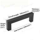 Kitchen Cabinet Door Handles Stainless Steel * Black 7 Sizes