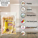 100pc Resealable Zip Bags PE Clear bags * 12 Sizes