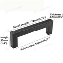 Kitchen Cabinet Door Handles Stainless Steel * Black 7 Sizes