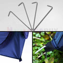 Pop Up Camping Shower Toilet Tent - blue