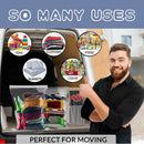 100pc Resealable Zip Bags PE Clear bags * 12 Sizes