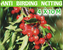 Anti Bird Netting , Fruit protector * 7 Sizes