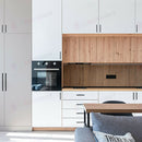 Kitchen Cabinet Door Handles Matte Black Stainless Steel Door Drawer Pull T Bar*Black   8 Sizes