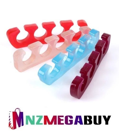 Soft Silicone Finger Toe Separator Manicure Tool