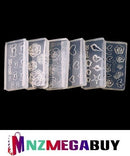 6 x Clear 3D Acrylic Crystal Mold For Nail Art DIY