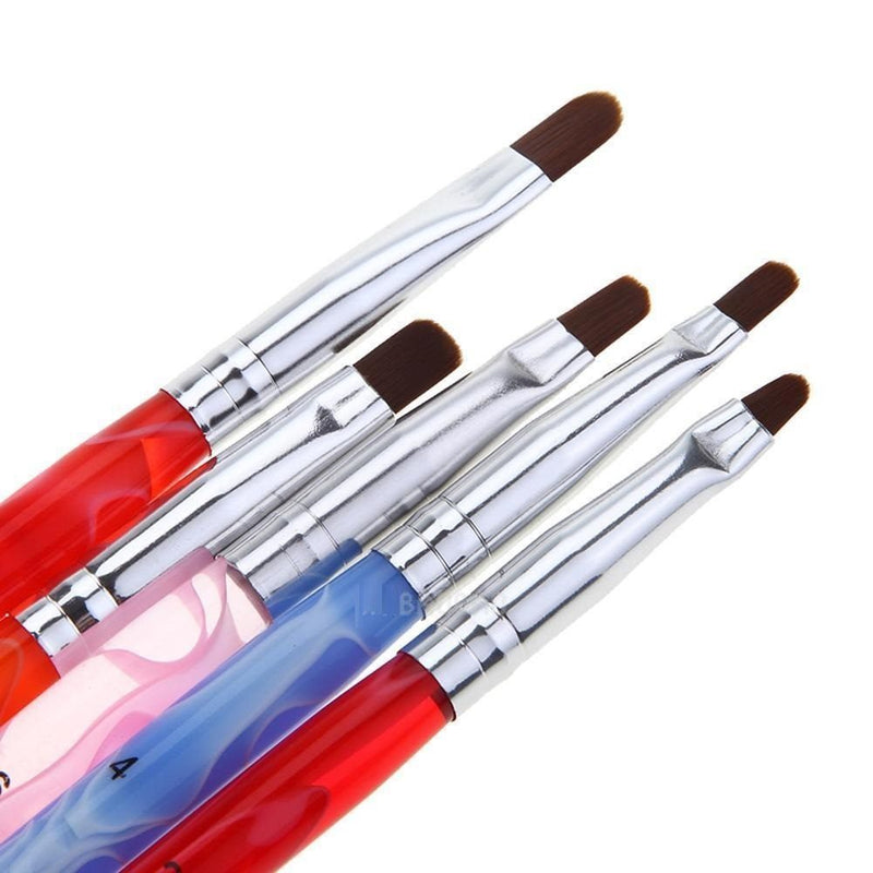 Nail brush pen, nail arts, 5pc Dual-Use Acrylic DIY Painting Dotting UV Gel pen