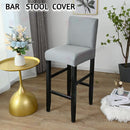 Cafe Bar Stool Covers Stretch Armless Chair Slipcover Spande  (YY)