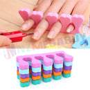 10Pcs Nail Art Salon Sponge Finger Toe Separator*Nail Acc-- Toe Sponge
