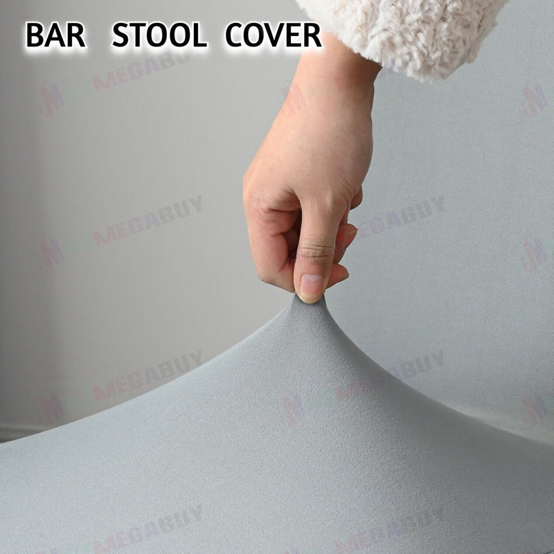 Cafe Bar Stool Covers Stretch Armless Chair Slipcover Spande  (YY)