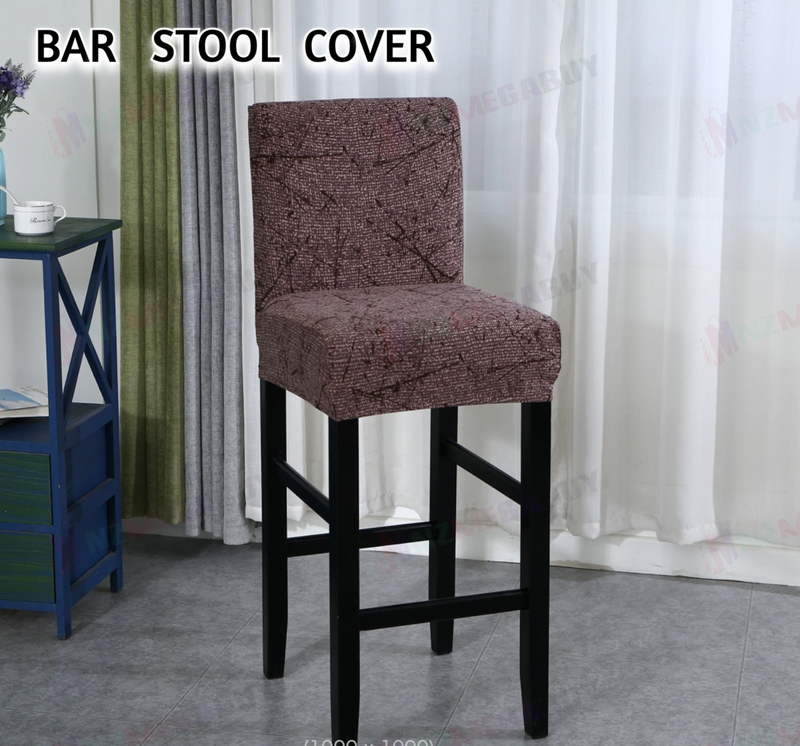 Cafe Bar Stool Covers Stretch Armless Chair Slipcover Spande (BH)