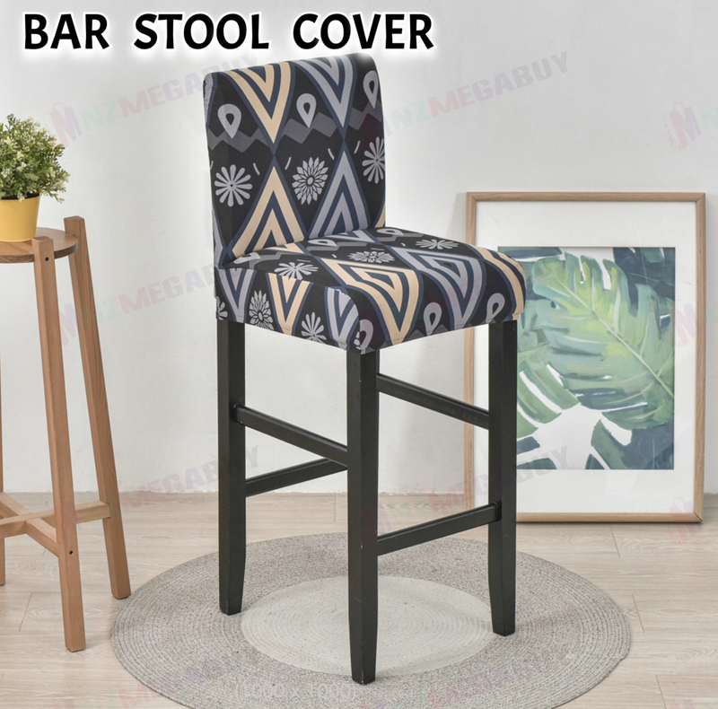 Cafe Bar Stool Covers Stretch Armless Chair Slipcover Spande (GL)