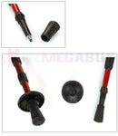 TREKKING POLES WALKING HIKING POLES 2 PCS - Silver