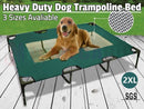 Heavy Duty Pet Dog Bed Trampoline Hammock Canvas *Green *3 Sizes