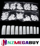 Nail Tips 500pcs * Half Cover White