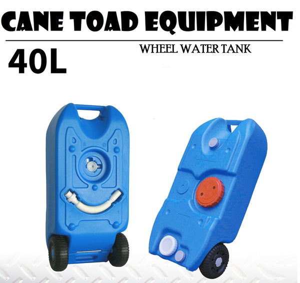 40L Portable Wheel Water Tank - Blue