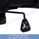 Premium PU Faux Leather Gaming Office Chair Black/White